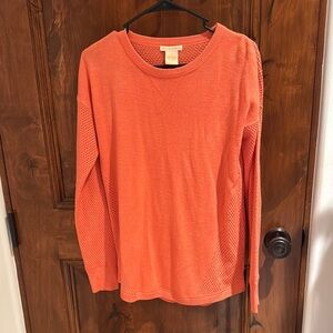Sweet Romeo Orange Sweater Cardigan